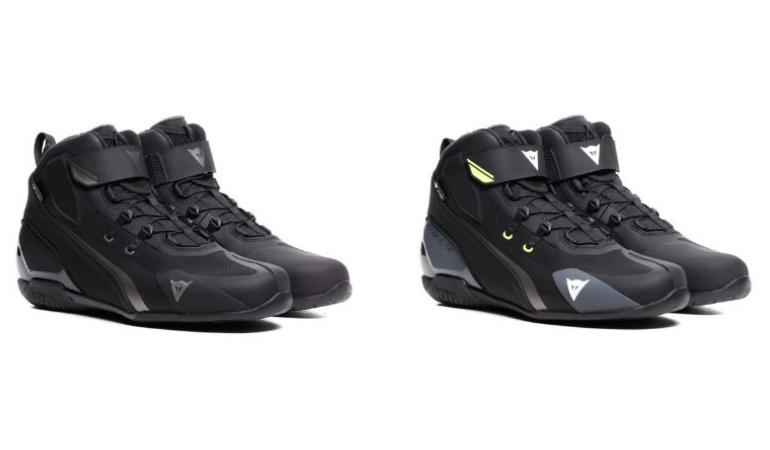 スポーツカジュアルのテイストを取り入れた新作の防水シューズ